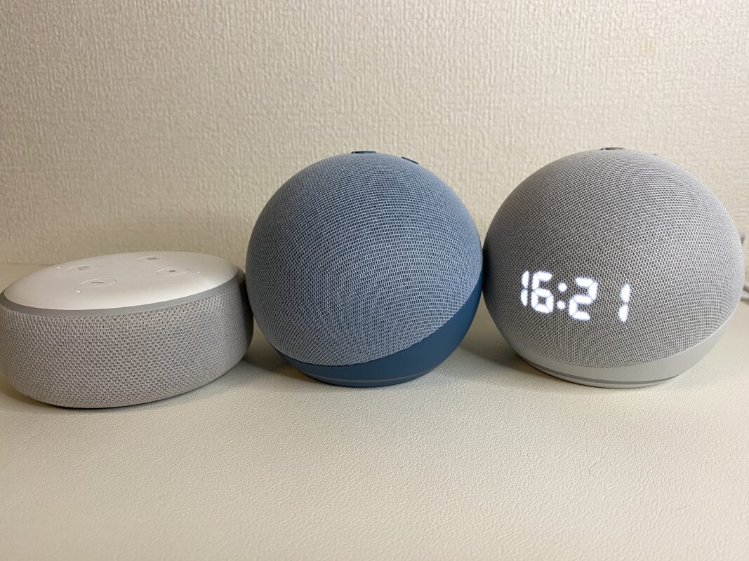 Echo Dot第3世代と第4世代